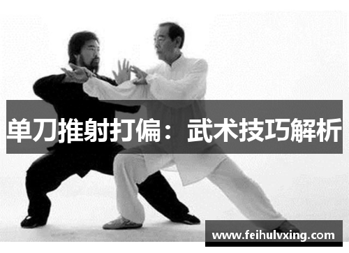 单刀推射打偏:武术技巧解析